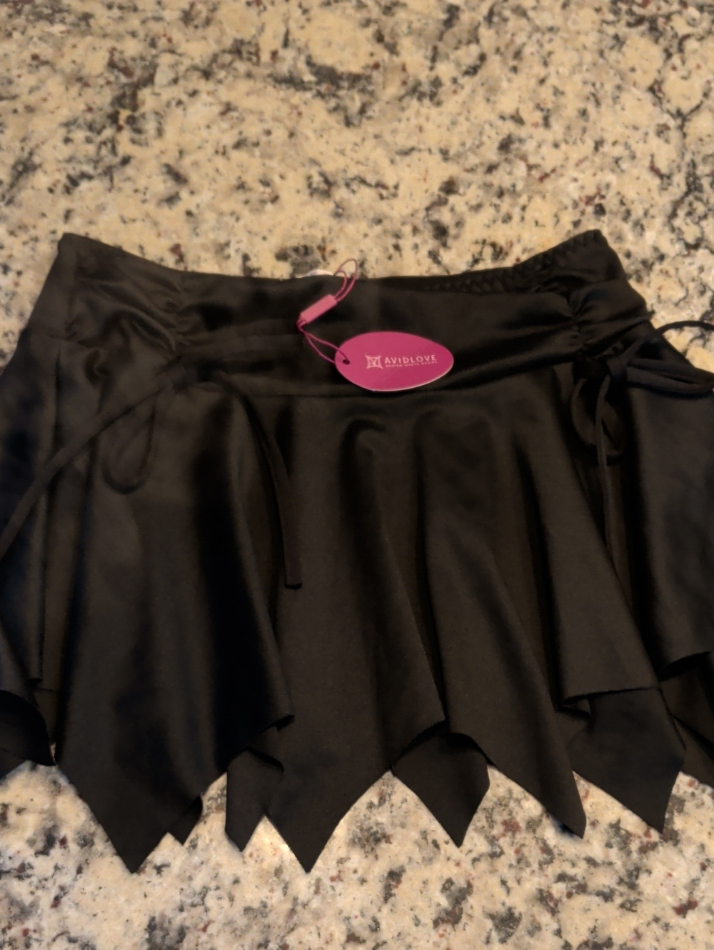 AVIDLOVE Black Satin Garment Intimate Wear